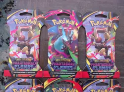 Lot of 6 Pokemon TCG: Phantasmal Flames Sleeved Booster Packs NEW! SEALED!! - Image 2
