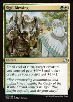 Sigil Blessing - Light Play MTG Modern Masters 2015 - Image 1