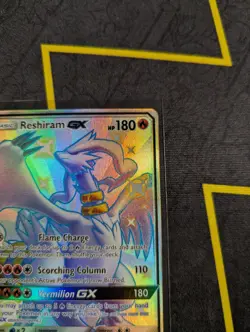 Reshiram GX SV51/SV94 Shiny GX Rare Hidden Fates Shiny Vault Pokemon Holo NM - Image 5