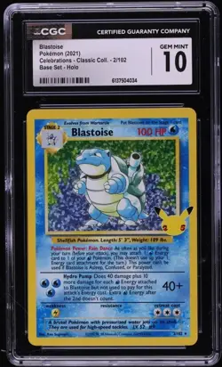 Pokemon Celebrations Base Set Charizard Blastoise Venusaur PSA CGC 9 10 Set - Image 3