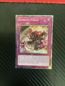 Dominus Purge 1st Edition Platinum Secret Rare RA05-EN150 Yu-Gi-Oh! - Image 1