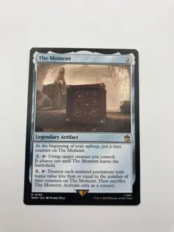 The Moment MTG Universes Beyond Doctor Who UB Magic the Gathering Artifact Card - Image 1