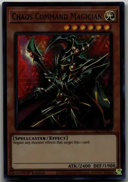 Chaos Command Magician (Blue) Ultra Rare Legendary Duelists: Season 3 LDS3-EN083 - Image 1