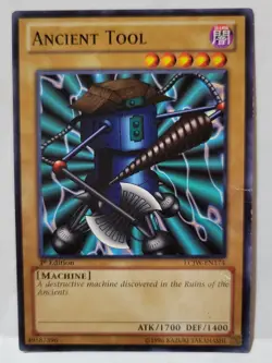 YUGIOH ANCIENT TOOL COMMON LCJW-EN174 1 ST.ED. PLAYED TO LIGHT PLAYED - Image 3