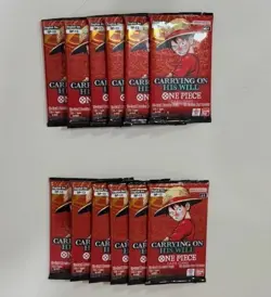 One Piece TCG: Carrying On His Will Booster Pack OP13 English (LOT OF 12) Sealed - Image 1
