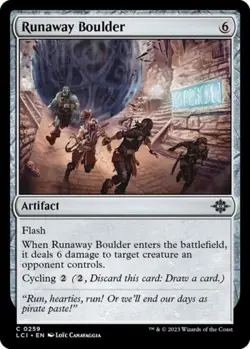 Runaway Boulder -Foil Near Mint MTG The Lost Caverns of Ixalan - Image 1