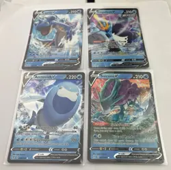 Pokemon TCG Lot Of 4 Basic V Empoleon 40/163 Artovish 48 Suicine 31 Lapras 49 - Image 3