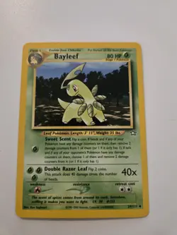 Bayleef 29/111 Uncommon Neo Genesis 2000 - Pokemon Card TCG (Excellent) - Image 1