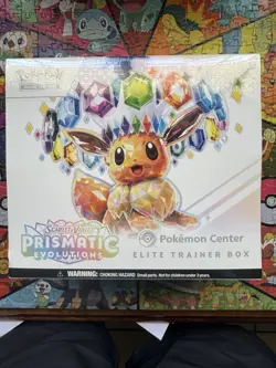 Prismatic Evolutions Pokemon Center Exclusive ETB - Sealed Elite Trainer Box - Image 1