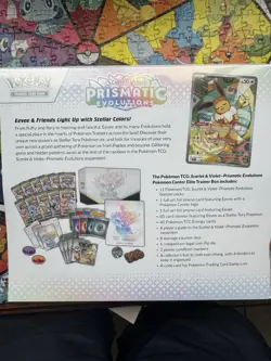 Prismatic Evolutions Pokemon Center Exclusive ETB - Sealed Elite Trainer Box - Image 3