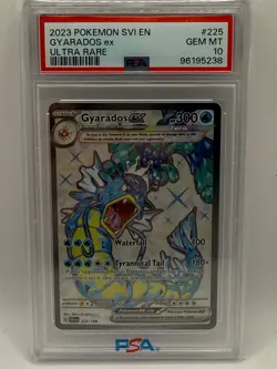 Gyarados ex Full Art 225/198 Pokemon Scarlet & Violet PSA 10 GEM MINT - Image 1
