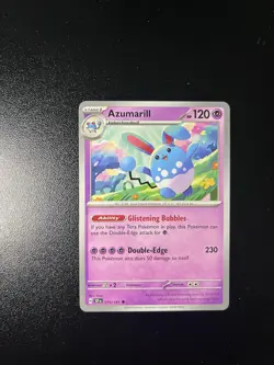 English Pokemon TCG Azumarill Uncommon SV08: Surging Sparks 074/191 Near Mint - Image 1