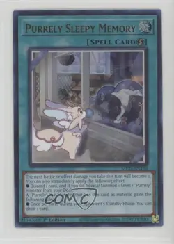 Purrely Sleepy Memory 1st Ed. YuGiOh 25th Anniversary Tin: Dueling Mirrors - Image 1