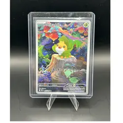 Pokemon TCG Sv: White Flare - Sewaddle 087/086 Illustration Rare Holo English - Image 1
