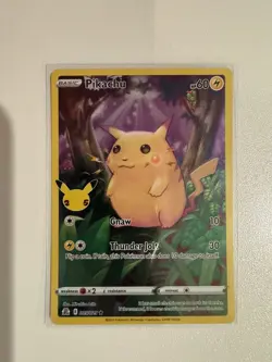 Pokemon | Pikachu 25th Celebrations #5/25 | NM Condition | US SHIPPING - Image 1