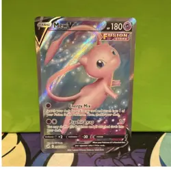 The Pokemon Company Mew V Full Art Ultra Rare Holo 250/264 Fusion Strike - Image 1