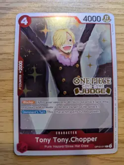 Tony Tony.Chopper (OP10-011) (Judge Pack Vol. 6) - One Piece Promos (OP-PR) NM - Image 1