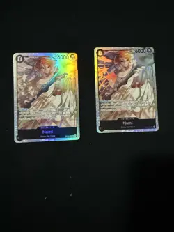 Bandai One Piece Card Game Nami Character!! Holo Card - Image 1