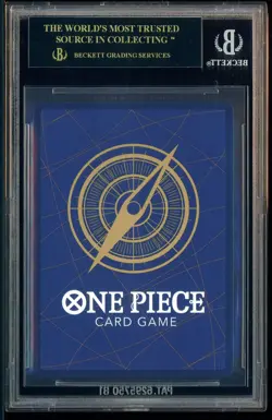 2024 One Piece Emperors/World OP05119 Monkey D. Luffy Wanted BGS 10 BLACK LABEL - Image 3