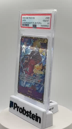 2025 One Piece EN Championship 25-26 #065 Sanji Top 8 PSA 10 GEM MINT - Image 2