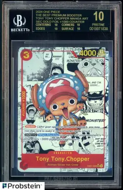 2024 One Piece The Best #EB01 006 Tony Tony Chopper Manga BGS 10 BLACK LABEL - Image 1