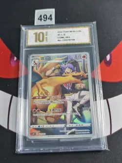 Pokemon Charizard 001/012 Holo 2024 Chinese Card-Pyxis gold 10 - Image 1