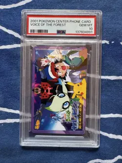 Pokemon card Pikachu pokemon PHONE CARD PSA10 - Image 1