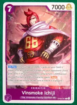Vinsmoke Ichiji (Foil) - Wings Of The Captain OP06-061 - One Piece CCG Card - Image 1