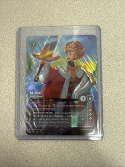 Disney Lorcana Arthur - King Victorious Foil 221/204 English TCG Card - Image 1