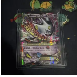 Pokemon TCG Mega Gengar EX Full Art Holo 210 HP XY166 M Gengar EX Card - Image 1