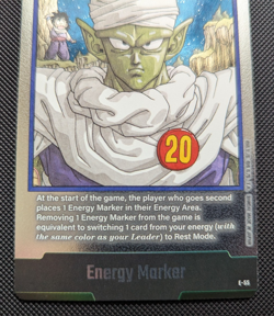 Piccolo E-55 Promo Energy Marker Bandai - Dragon Ball Super Card Game English - Image 4