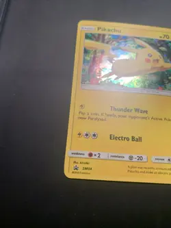 Pokemon TCG Pikachu SM04 Sun & Moon Promo Basic 70 HP Promo Card LP-MP - Image 2