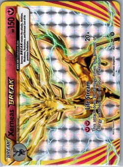 Xerneas BREAK 82/114 XY - Steam Siege - Pokemon Card - NM - Image 1