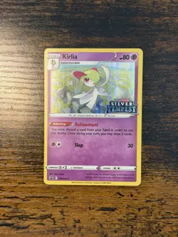 Kirlia SWSH271 Pokemon Card Black Star Promo Stamped Silver Tempest - Image 1