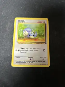 Dratini 53/82 Team Rocket Wotc Vintage Pokemon Card D14 - Image 1