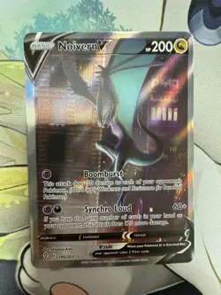 Pokemon TCG Noivern v Evolving Skies Holo Ultra Rare Card 196/203 NM Condition - Image 1