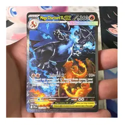 Pokemon Mega Charizard X EX 125/094 Special Illustration Rare Holo Me02 Card - Image 1