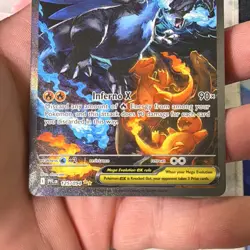 Pokemon Mega Charizard X EX 125/094 Special Illustration Rare Holo Me02 Card - Image 3