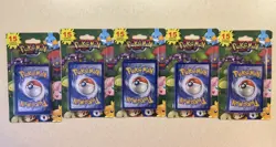 Pokemon 15 Card + Promo LOT OF 5, 2012 Cards, Factory Sealed (5 PACKS Total) 🔥 - Image 1