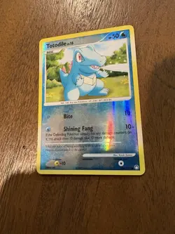 Pokemon TCG Totodile Mysterious Treasures 106/123 Reverse Holo Card - Image 2
