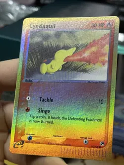 #2 Cyndaquil 59/100 EX Sandstorm 2003 Reverse Holo e-Series Pokemon Card TCG - Image 4