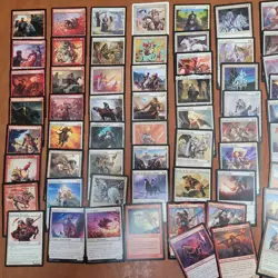 Commander Magic Deck with 100 MTG Cards - ***Red & White KNIGHTS Tribal*** - Image 3