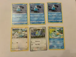 Lot Of 6 Ducklett Pokemon Cards - Image 1