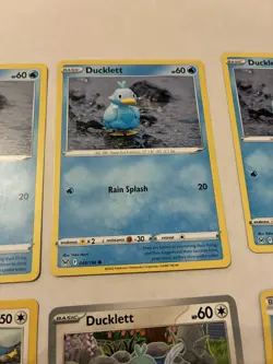 Lot Of 6 Ducklett Pokemon Cards - Image 5