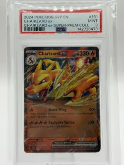 Charizard ex 161 Sv: Scarlet & Violet Promo Cards Holo Psa 9 - Image 1