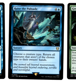 1x Raise the Palisade Commander: The Lord of the Rings LP mtg - Image 1