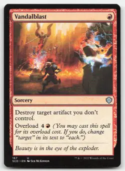 Vandalblast 167 SCD Starter Commander Decks Magic MTG NM - Image 1