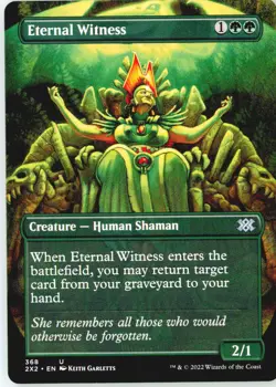 Eternal Witness (Borderless) 368 Uncommon Double Masters 2022 Lightly Played - Image 2
