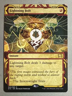 MTG / Lightning Bolt / STA / #42 / Regular / Rare / NM - Image 1