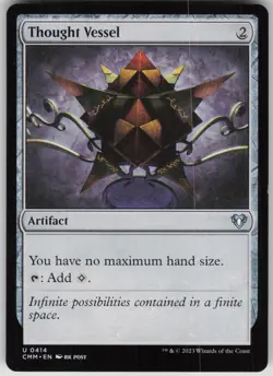 Magic the Gathering TCG Thought Vessel U Commander Masters 414 - Image 1